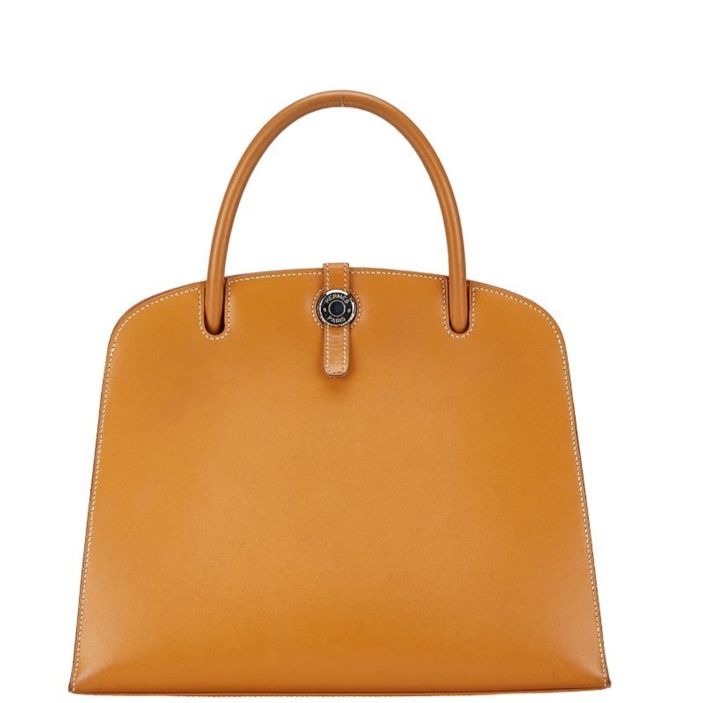 Hermes Dalvy MM Handbag Camel Calf